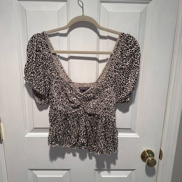 OU Cheetah Top - Size Large - Picture 2 of 5